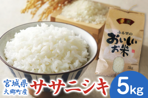 [宮城県大郷町産] 令和7年産 ササニシキ 5kg｜2025年 白米 精米 白飯 米 お米 こめ コメ 宮城県産 産直 [0299] 2526448 - 宮城県大郷町