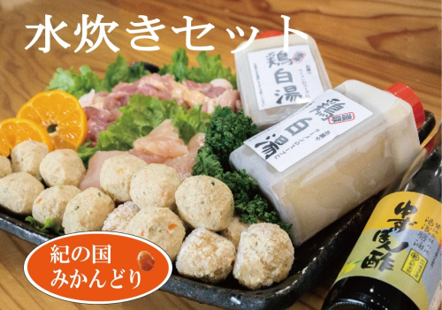 紀の国みかんどり 鶏水炊きセット(A1101-1) 2528378 - 和歌山県有田市