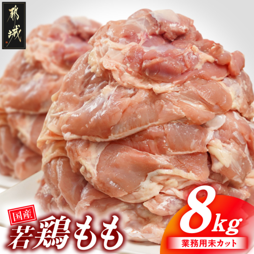 【業務用】国産若鶏もも肉8kg_23-33-004-8kg 2531679 - 宮崎県都城市