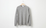 ≪先行予約≫【THISISASWEATER.】A4: A SWEATER IS COLOR. Gray moku グレー カシミヤセーター 服 洋服 ユニセックス メンズ レディース ブランド 数量限定 山形県 山辺町 サイズ4 yt-scxhm4