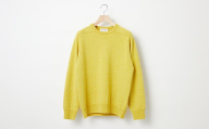 ≪先行予約≫【THISISASWEATER.】A4: A SWEATER IS COLOR. Yellow moku イエロー カシミヤセーター 服 洋服 ユニセックス メンズ レディース ブランド 数量限定 山形県 山辺町 サイズ4 yt-scxym4