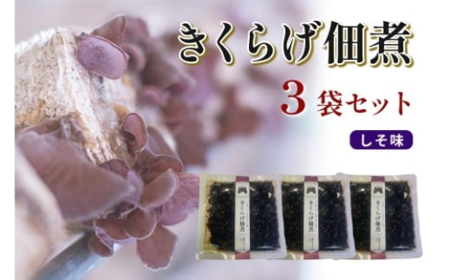 きくらげ佃煮（しそ味）×3パック 【157_0007】 2532377 - 島根県浜田市