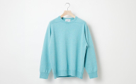 ≪先行予約≫【THISISASWEATER.】A4: A SWEATER IS COLOR. Sax moku 水色 カシミヤセーター 服 洋服 ユニセックス メンズ レディース ブランド 数量限定 山形県 山辺町 サイズ3 yt-scxsm3