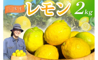 【11月～5月順次発送】宗像産レモン2kg【道の駅むなかた】_HA1817 レモン 農薬不使用 国産 宗像産 ジュース ドレッシング 福岡県宗像市 宗像市 福岡 宗像