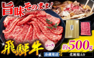 『冷蔵発送』A5等級 飛騨牛 ロース 500g ( 1パック ) 本州のみ発送 | 飛騨牛 黒毛和牛 牛 和牛 肉 お肉 精肉 国産 ジューシー やわらか とろける 冷蔵 お祝い おもてなし 贈答 化粧箱 岐阜県 北方町