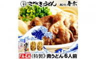 冷凍さぬきうどん 麵処 春奈 イクヱばぁちゃんの肉うどん6人前