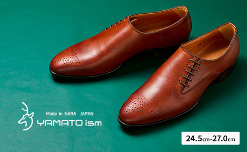YAMATOism ヤマトイズム 牛革ビジネスシューズ 紳士靴 YAP102（ブラウン）【ファッション・靴・シューズ・革製品・革靴】 光沢感 2535630 - 奈良県大和郡山市