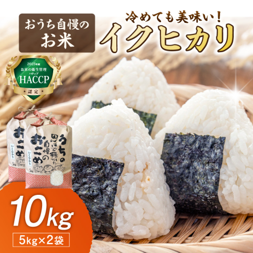 おうち自慢のお米　イクヒカリ10kg 2536147 - 和歌山県御坊市