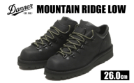DANNER 紳士靴 マウントリッヂ ロー BLACK【26.0cm】 [STUMPTOWN渋谷店 石川県 志賀町 sk17jkf70292-4] 靴 くつ レザー 革 軽量 ブラック 黒