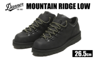 DANNER 紳士靴 マウントリッヂ ロー BLACK【26.5cm】 [STUMPTOWN渋谷店 石川県 志賀町 sk17jkf70292-5] 靴 くつ レザー 革 軽量 ブラック 黒