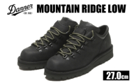 DANNER 紳士靴 マウントリッヂ ロー BLACK【27.0cm】 [STUMPTOWN渋谷店 石川県 志賀町 sk17jkf70292-6] 靴 くつ レザー 革 軽量 ブラック 黒