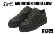 DANNER 紳士靴 マウントリッヂ ロー BLACK【27.5cm】 [STUMPTOWN渋谷店 石川県 志賀町 sk17jkf70292-7] 靴 くつ レザー 革 軽量 ブラック 黒