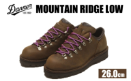 DANNER 紳士靴 マウントリッヂ ロー BROWN ブラウン【26.0cm】 [STUMPTOWN渋谷店 石川県 志賀町 sk17jkf70291-4] 靴 くつ レザー 革 軽量 ブラウン