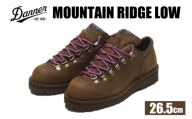 DANNER 紳士靴 マウントリッヂ ロー BROWN ブラウン【26.5cm】 [STUMPTOWN渋谷店 石川県 志賀町 sk17jkf70291-5] 靴 くつ レザー 革 軽量 ブラウン