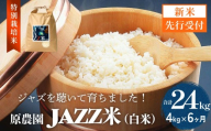 【令和8年産米先行受付】原農園 JAZZ米 白米 ４kg にこまる 6回定期便 米  お米 こめ コメ 定期 定期便 ご飯 ニコマル 常温 大分県 大分 玖珠町 玖珠