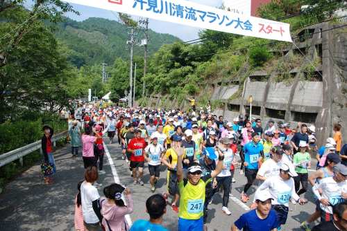 2026年7月26日(日)開催　第37回汗見川清流マラソン大会出走権（1名様分） 2538720 - 高知県本山町
