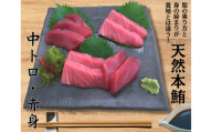 本物の味をお届け！厳選！天然本鮪 中トロ・赤身セット【6月お届け】　M005-021-06