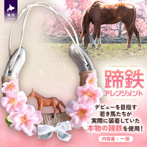 北海道浦河町産『蹄鉄アレンジメント』[50-1576] 2539345 - 北海道浦河町