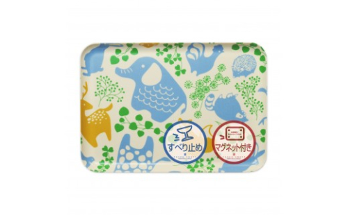 TATSU-CRAFT マグネットトレー M 33cm どうぶつ すべり止め付き ［Tk1085］ 2540393 - 和歌山県上富田町
