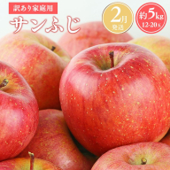 ≪令和8年産先行受付≫令和9年2月発送! 訳あり 家庭用サンふじ約5kg【青森県平川市産・青森りんご】【青森県 平川市 山内ファーム】家庭用 平川市産 青森りんご りんご リンゴ 林檎 ふじ 訳あり 家庭用 お取り寄せ 先行予約 果物 くだもの フルーツ
