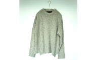 ＜ezu＞color field sweater sougen /天然繊維◆草原◆Lサイズ【1720349】
