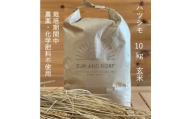 ＜令和7年産＞初霜(源種)　玄米10kg　(栽培期間中農薬・化学肥料不使用)【1721460】