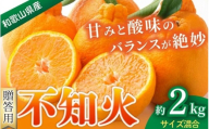 【贈答用】 森本農園の手選別 不知火 約2kg 和歌山県産 サイズ混合 【北海道・沖縄・離島配送不可】【1月下旬～4月末頃順次発送】【BV-mrmt079】