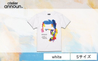 ANNOUNオリジナルTシャツ【Person T（white Sサイズ）】| Tシャツ アート アトリエ アンノウン オリジナルTシャツ 就労支援B型 クオリティー株式会社 福祉 アパレル 埼玉県 草加市