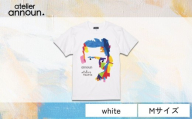 ANNOUNオリジナルTシャツ【Person T（white Mサイズ）】| Tシャツ アート アトリエ アンノウン オリジナルTシャツ 就労支援B型 クオリティー株式会社 福祉 アパレル 埼玉県 草加市