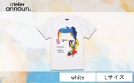ANNOUNオリジナルTシャツ【Person T（white Lサイズ）】| Tシャツ アート アトリエ アンノウン オリジナルTシャツ 就労支援B型 クオリティー株式会社 福祉 アパレル 埼玉県 草加市