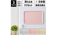 [選べるカラー]TATSU-CRAFT マグネットトレー SS 21.5cm ストライプ すべり止め付き [Tk1047]