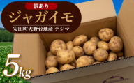【訳ありじゃがいも】 【先行予約】 春デジマ 2026年5月配送開始 じゃがいも デジマ 5kg 春じゃが 新じゃが じゃが芋 芋 いも ポテト 野菜 やさい 旬 S～Ⅼサイズ混合 ばれいしょ 馬鈴薯 不揃い 訳あり 家庭用 お徳用 農家直送 産地直送 高知県 安田町 YK-0012