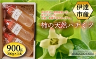伊達市産 柿の天然ハチミツ 900g F20C-294