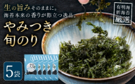 やみつき旬のり 約7g 5袋 山下鹿造商店《30日以内に出荷予定(土日祝除く)》熊本県 荒尾市 有明 有明海 のり 焼きのり 海苔 焼き海苔