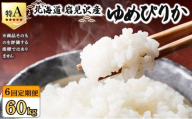 令和7年産 ＜定期便6回＞ 山下商店ゆめぴりか 10kg | 北海道岩見沢産 ゆめぴりか 米 白米 お米 岩見沢市【a164-017】
