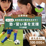 【返礼品なし】教育格差の解消をめざす！子どもの塾・習い事を支援する応援寄附（大阪府泉佐野市）　 ON0045