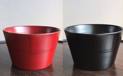 筒鉢【朱・黒】（色選択可能） 工芸品  2550397 - 静岡県河津町