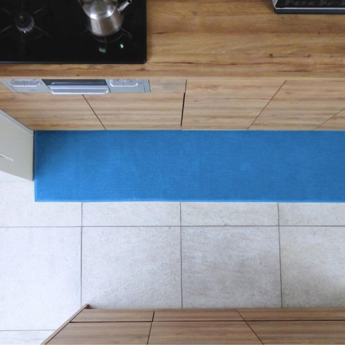 北欧風キッチンマット ラグマットタイプ 45×210cm ノーマル型 ブルームーン 抗菌防臭 SEK 織人しきもの屋工房 diw0074 2551783 - 大阪府泉佐野市