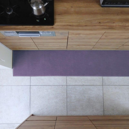 北欧風キッチンマット ラグマットタイプ 45×210cm ノーマル型 モーブ 抗菌防臭 SEK 織人しきもの屋工房 diw0083 2551790 - 大阪府泉佐野市