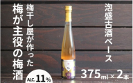 操〜MISAO〜 泡盛古酒梅酒 375ml×2本 /アルコール分:11度 maruni035