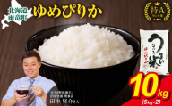 【4月発送】 うりゅう米 ゆめぴりか 10kg（5kg×2袋） お米 米 ごはん ご飯 特A 単一原料米 お弁当 国産 人気 おすすめ kome 雨竜町