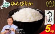 【4月発送】 うりゅう米 ゆめぴりか 5kg（5kg×1袋） お米 米 ごはん ご飯 特A 単一原料米 お弁当 国産 人気 おすすめ kome 雨竜町