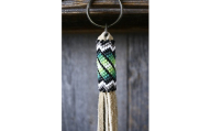 Fringe Key Holder（フリンジキーホルダー）グリーン[5839-9154]