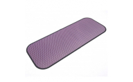 ヨガ寝ござマット　市松模様　紫(福岡県)【1314483】