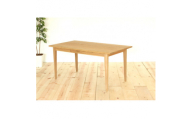 ダイニングテーブル　カレン　150×80×72cm　オーク無垢材　大川家具(福岡県)【1462469】