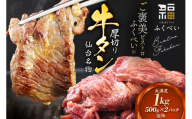 仙台名物 牛タン 牛タン焼き塩味 1kg  (500g×2) 宮城県 名取市 肉 焼肉 牛肉 精肉 牛たん 牛タン塩 牛たん塩 冷凍 BBQ アウトドア バーベキュー 厚切り タン 1kg