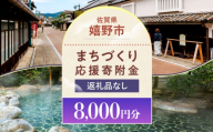【返礼品なし】佐賀県嬉野市 まちづくり応援寄附金（8,000円分） [NZY958]