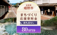 【返礼品なし】佐賀県嬉野市 まちづくり応援寄附金（800,000円分） [NZY978]