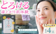 【12回定期便】嬉野オンセンマスク マンスリーセット（白なまずクリアファイル付き）【ボンジュール株式会社】 [NCV106]