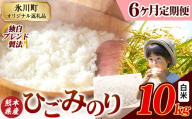 【6ヶ月定期便】ひごみのり 白米 熊本県産 ブレンド米 10kg 熊本県産 ふるさと納税  精米 米 こめ ふるさとのうぜい コメ お米 おこめ《お申込み翌月から出荷》